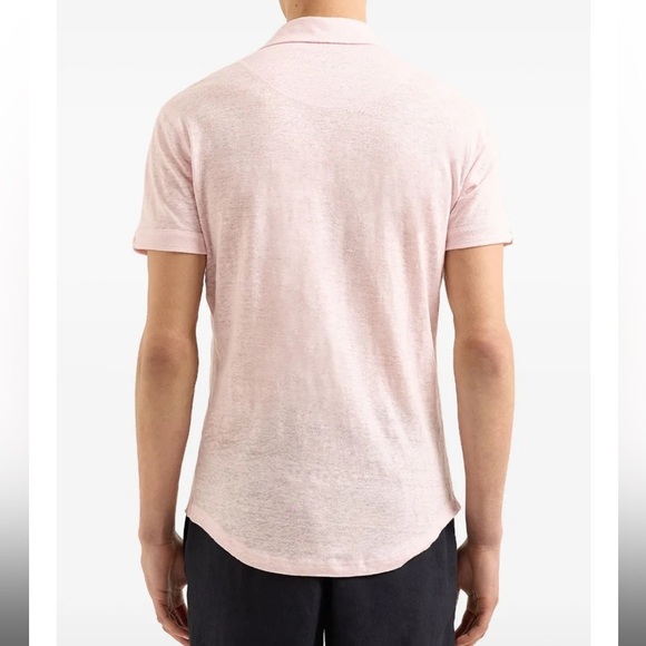 Orlebar Brown Men's Sebastian Linen Polo Shirt - Picture 9 of 9